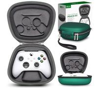 sisma Travel Case Compatible with Official Xbox Series X/S & Core Wireless Controller Hard Shell Storage Case Home Safekeeping Carrying Bag Deluxe Green Special Edition