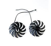 SISS Fan Graphics Card Cooler for Zotac Gaming RTX 3070 AMP Holo Fan Replacement GAA8S2U, 100 mm Fan Diameter, Set of 2