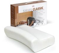 SISSEL® Classic Medium Orthopaedic Neck Pillow - Ergonomic Cervical Support for Neck & Shoulder Pain - Memory Foam Pillow for Back & Side Sleepers - Soft & Gentle Support