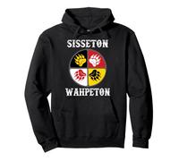 Sisseton Wahpeton Dakota Native American Medicine Wheel Pullover Hoodie