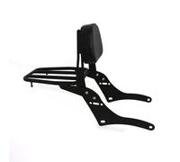 Sissy Bar Pad Motorcycle Backrest Sissy Bar With Luggage Rack For CMX300 For Rebel 300 2017-2025 Passenger Cushion Pad Motorbike Rear Backrest Seat