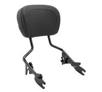 Sissy Bar Pad Motorcycle Rear Passenger Backrest For Harley For Touring 2009-2024 Detachable Sissy Bar With Cushion Pad Motorbike Rear Backrest Seat
