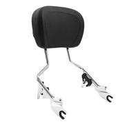 Sissy Bar Pad Motorcycle Rear Passenger Backrest For Harley For Touring 2009-2024 Detachable Sissy Bar With Cushion Pad Motorbike Rear Backrest Seat