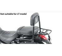 Sissy bar with rack black for Triumph Thunderbird