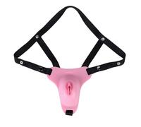 Sissy Silicone Chastity Cage Pants Male Cock Cage Chastity Devices Penis Adult Toys Bondage Gear Erection Control Cross Dressing Simulation Sex Toys for Men