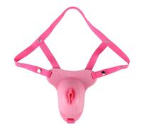 Sissy Silicone Chastity Cage Pants Male Cock Cage Chastity Devices Penis Adult Toys Bondage Gear Erection Control Cross Dressing Simulation Sex Toys for Men