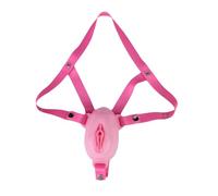 Sissy Silicone Chastity Cage Pants Male Cock Cage Chastity Devices Penis Adult Toys Bondage Gear Sex Toys for Men Erection Control Cross Dressing Simulation