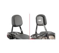 Sissybar GiVi with carrier black for Honda CMX 500 Rebel 2017-2026