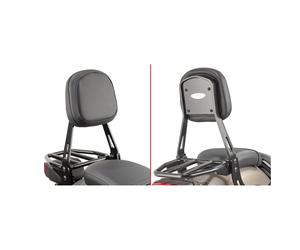 Sissybar GiVi with carrier black for Honda CMX 500 Rebel 2017-2026