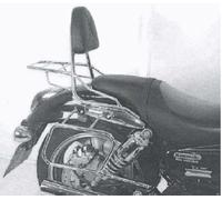 Sissybar without luggage rack chrome for Suzuki VZ 1600 Marauder/M 1600 Intruder