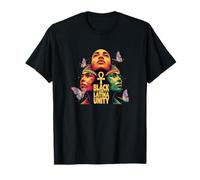 Sistas - Black and Latina Unity - Trendy, Artsy, Womens T-Shirt