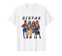 Sistas Black Women Besties Melanin Sisterhood Squad Value Graphic T-Shirt