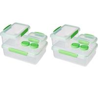 Sistema 10-Piece Food Storage Container Set with Locking Lids - Green