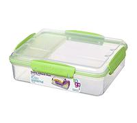 Sistema Snack Attack Duo To Go Lunch Box Sandwhich Container Fridge Freezer Safe