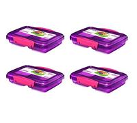Sistema 350ml Split Lunch Box - Purple (4)
