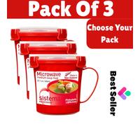 Sistema 656ml Microwave Soup Mug Currys Medium Plastic Fast Stews Hot Drinks Cup
