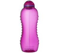 Sistema Twist 'n' Sip Squeeze Sports Water Bottle | Leakproof Water Bottle | 460 ml | BPA-Free | Pink