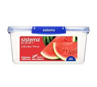 Sistema KLIP IT PLUS Rectangle Storage Container 3.35 L - Blue/Clear