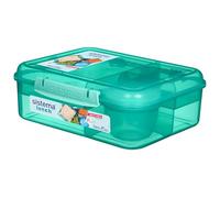 Sistema Bento Lunch Box with Fruit/Yogurt Pot, 1.65 L - Assorted Colours