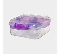 Sistema Bento Cube Box to Go with Fruit/Yogurt Pot, 1.25 L - Assorted Colours