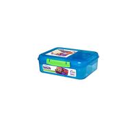 Sistema Bento Box TO GO | Lunch Box with Yoghurt/Fruit Pot | 1.65 L | BPA-Free | Assorted Colours (Varies by Pack) | Recyclable with TerraCycle? | 1