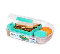 Sistema Bento Box to Go with Fruit/Yogurt Pot, 1.76 L-Assorted Colours