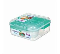 Sistema Bento Cube Box to Go with Fruit/Yogurt Pot, 1.25 L - Assorted Colours