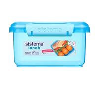 Sistema Blue Sandwich Box 1.2L - Leakproof, BPA-Free & Perfect for Fresh Food Storage