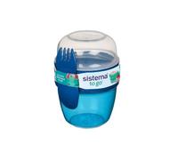 Sistema Blue Snack Capsule To Go 515Ml - Bpa-Free, Leakproof & Travel-Friendly Container For Snacks