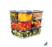 Sistema Brilliance 6 Piece Food Storage Set with Lids