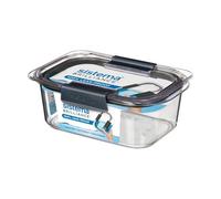 Sistema Brilliance Medium Rectangle Container 920Ml With Lid - Bpa-Free Plastic