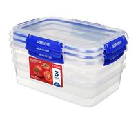 Sistema Clear Klip It Containers Air Tight Dishwasher Safe 2 Litres - Pack of 3