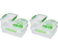 Sistema Food Storage Containers, Green, Pack Of 10