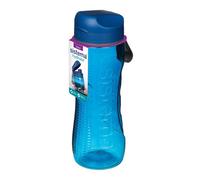 Sistema Hydrate Active Water Bottle 800Ml (Blue) - Leakproof Bpa-Free Sports Bottle, Flip Top Lid, Impact Resistant