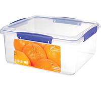 Sistema KLIP IT Food Storage Container Clear with Blue Clips 5 L