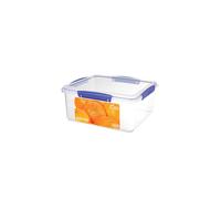 Sistema KLIP IT Food Storage Container | 5 L | Airtight & Stackable Meal Prep Container with Lid | School Lunch Box | BPA-Free | 1 Count, Blue
