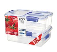 Sistema KLIP IT Multi-Piece Food Storage Containers | Stackable Lunch Boxes with