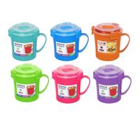 Sistema Klip It Microwave Soup to Go Mug, 656ml, Assorted Colours