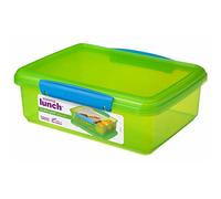 Sistema Lunch Box | 2 L | Food Storage Container | BPA-Free | Assorted Colours | Recyclable with TerraCycle® | 1 Count, 23.5 x 17 x 8 cm