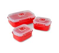 Sistema Lunch Box Set - 2 Small (525Ml) + 1 Large (1.25L) - Bpa-Free, Microwave, Freezer & Dishwasher Safe
