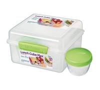 Sistema TO GO Lunch Cube Max | 2 L | School Lunch Box With Compartments & Snack Pot | BPA-Free | Assorted Colours (Not Selectable) | 1 Count