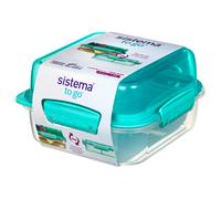 Sistema Lunch Stack To Go Square 1240 ml