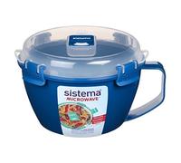 Sistema Microwave Blue Medium Soup Mug 940Ml - Bpa-Free & Eco-Friendly