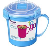 Sistema Microwave Medium Soup Mug | Microwave Food Container | 656 ml | BPA-Free