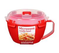 Sistema Microwave Noodle Bowl Food Container Bpa Free Steam Vent 940Ml