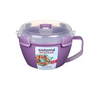 Sistema Microwave Purple Medium Soup Mug 940ml - BPA-Free & Eco-Friendly