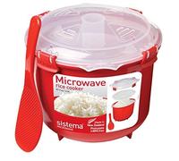 Sistema Microwave Rice Steamer - 2.6 L, Red/Clear