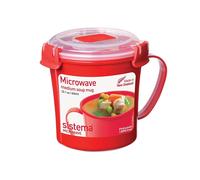 Sistema Red Klip It Microwave Soup Mug, 656ml