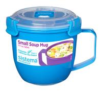 Sistema Microwave Soup Mug to Go-565 ml, Assorted Colours
