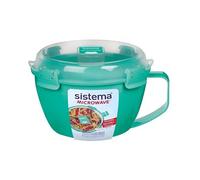 Sistema Microwave Turquoise Medium Soup Mug 940Ml - Bpa-Free & Eco-Friendly
